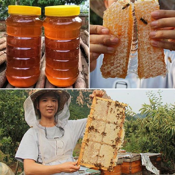 限時搶購：#買一送一【因為自家做的是100%土蜂蜜，不摻假，所以做不了大規模生產，每月網路出售土蜂蜜限定800瓶 木桶蜂巢蜜限定600盒 （免運費）】台灣在地高山野生土蜂蜜 0添加 0污染 0加工 古法木桶養殖 100%天然蜂蜜 濃度更高 更健康 吃出自然味道