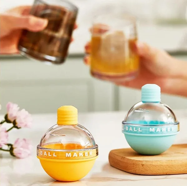 創意小燈泡冰球模具/6cm大冰球，慢慢融化/輕鬆脫模，不易融化